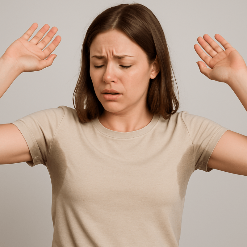 Clinical strength antiperspirant