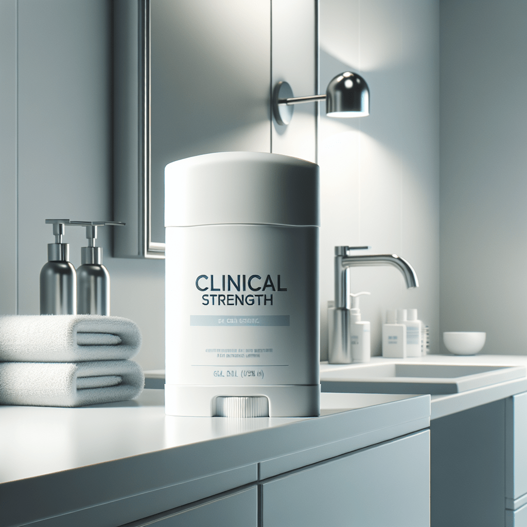 Clinical strength deodorant