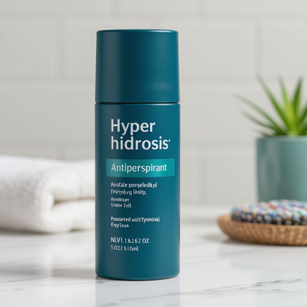 Hyperhidrosis antiperspirant spray